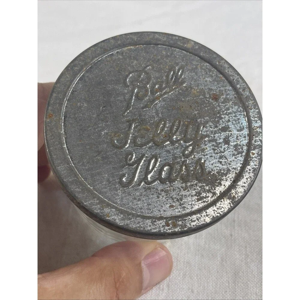 Vintage Ball Jelly Glass With Lid